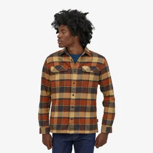 Patagonia Fjord Flannel Long Sleeved Shirt - Burnished Red
