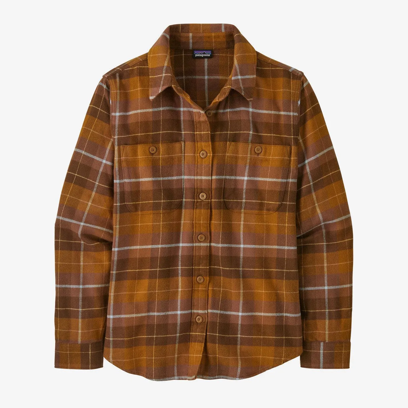 Patagonia Fjord Flannel Shirt Happy Camper: Shelter Brown