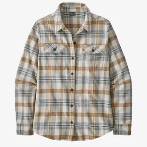 Patagonia Womens Long Sleeve Organic Cotton Fjord Flannel Shirt