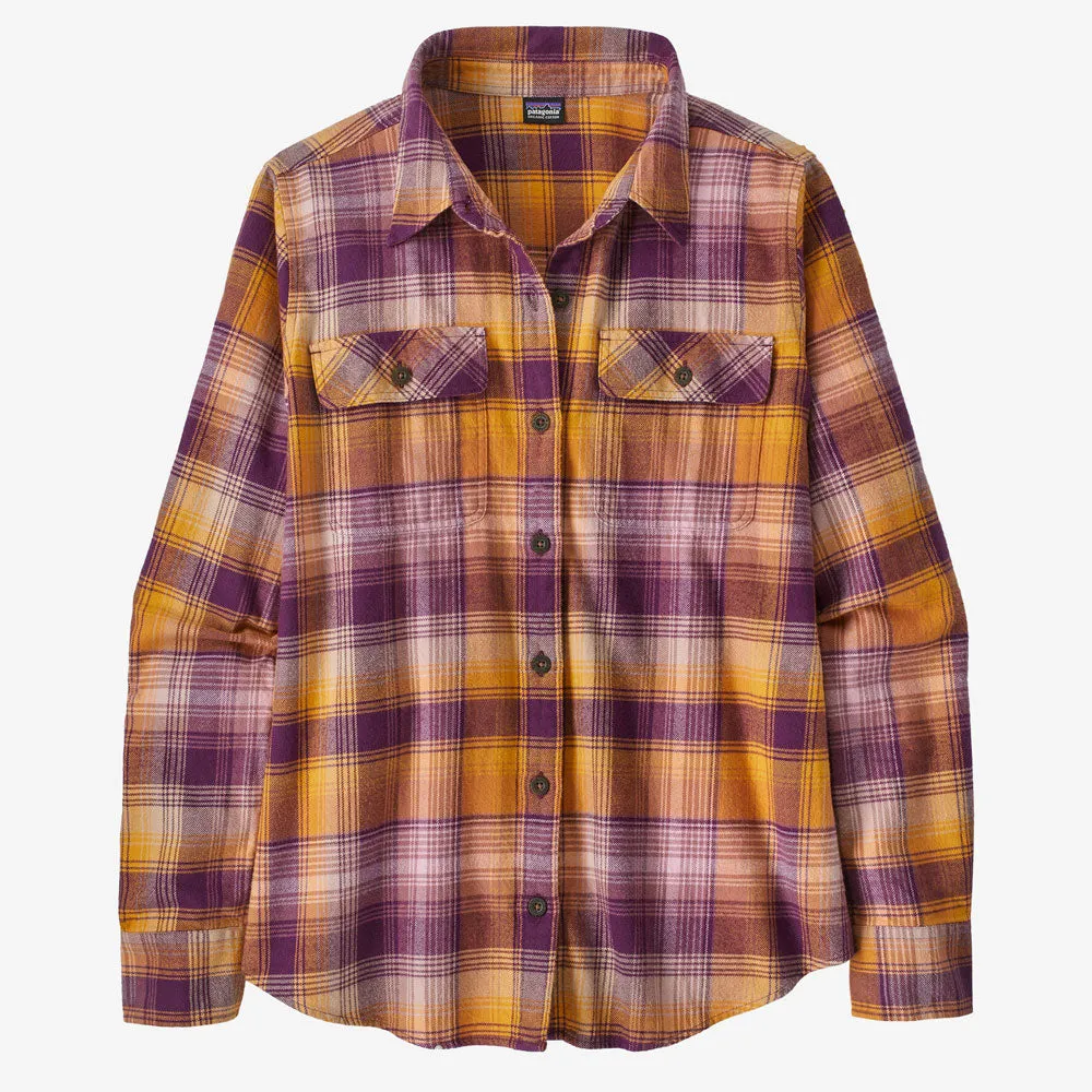 Patagonia Womens Long Sleeve Organic Cotton Fjord Flannel Shirt