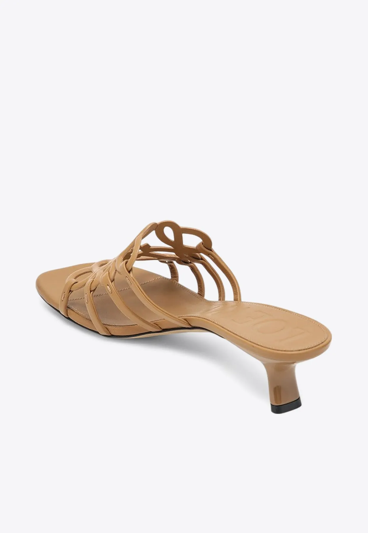 Petal Anagram 45 Leather Slides