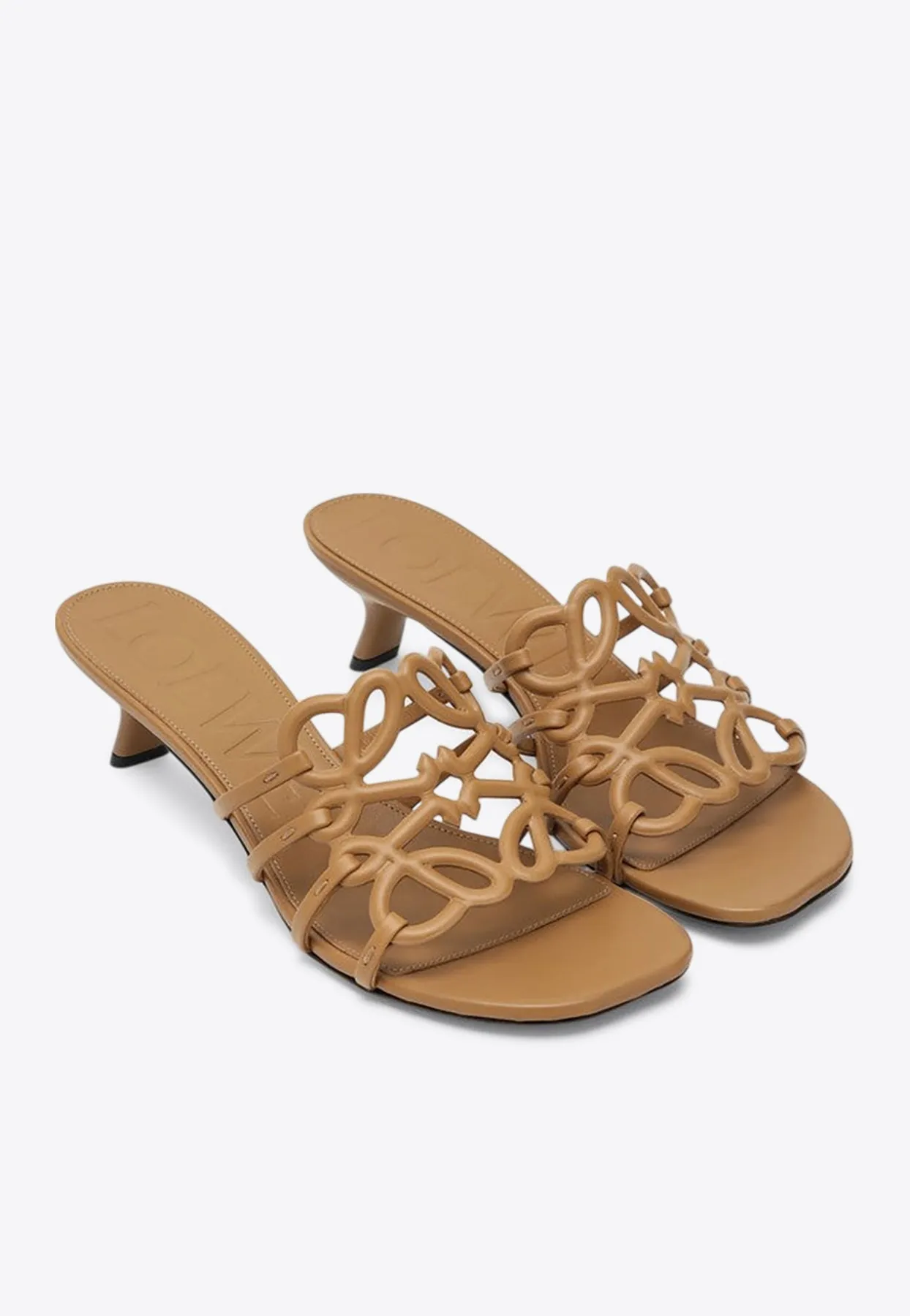 Petal Anagram 45 Leather Slides