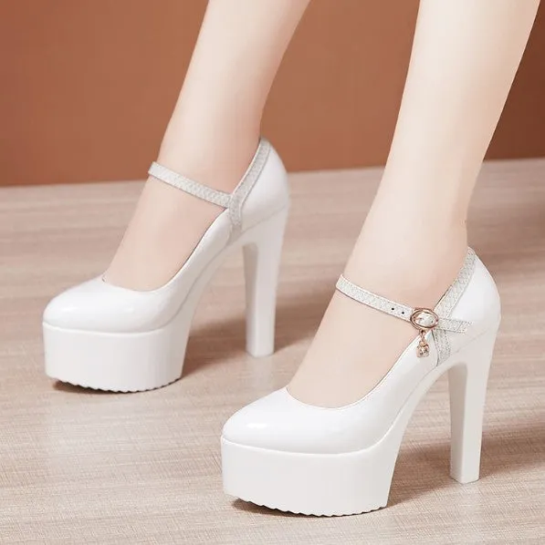 Petite Platform High Heel Pump Shoes AP131