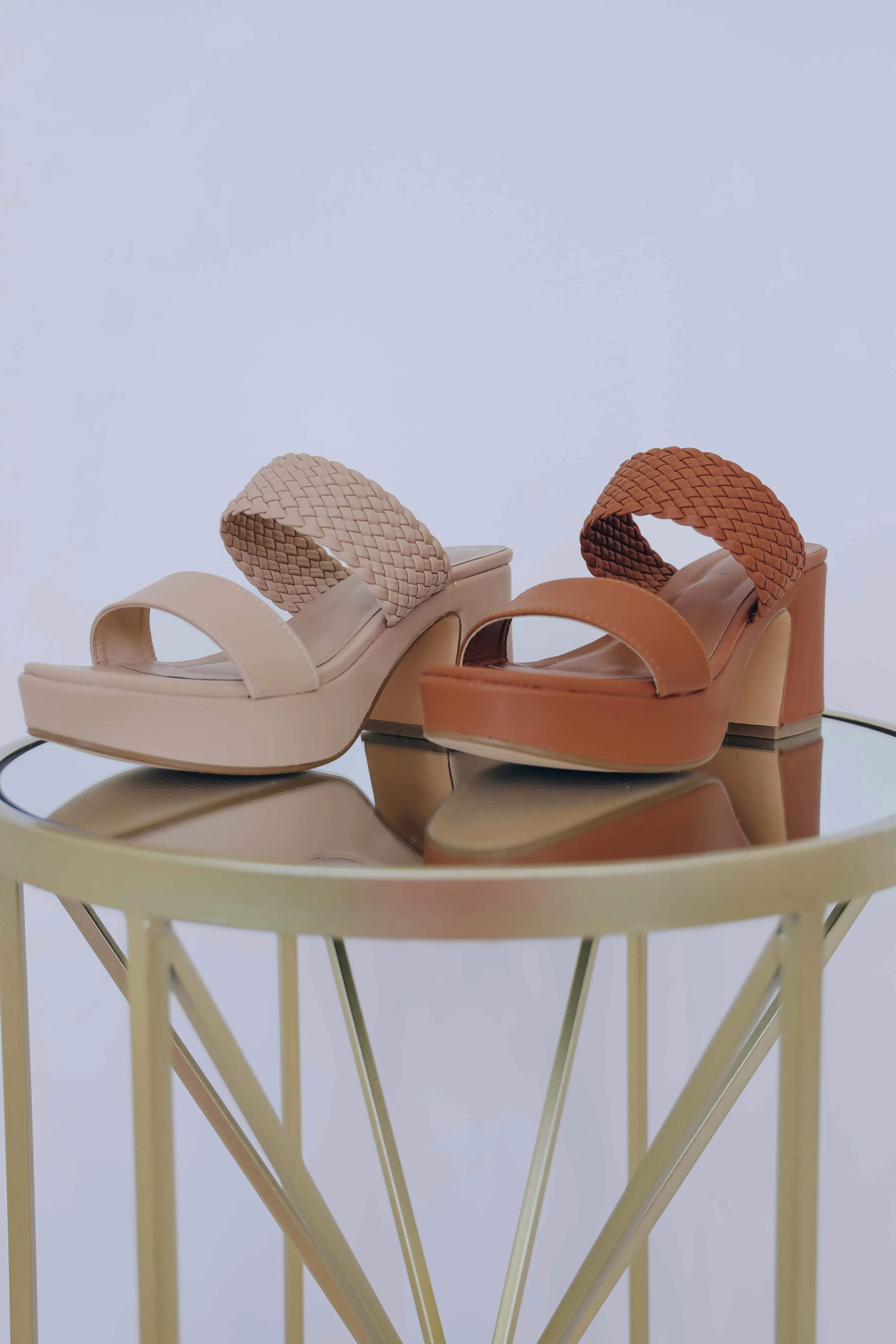 Phoebe Faux Leather Platform Sandal -2 Colors