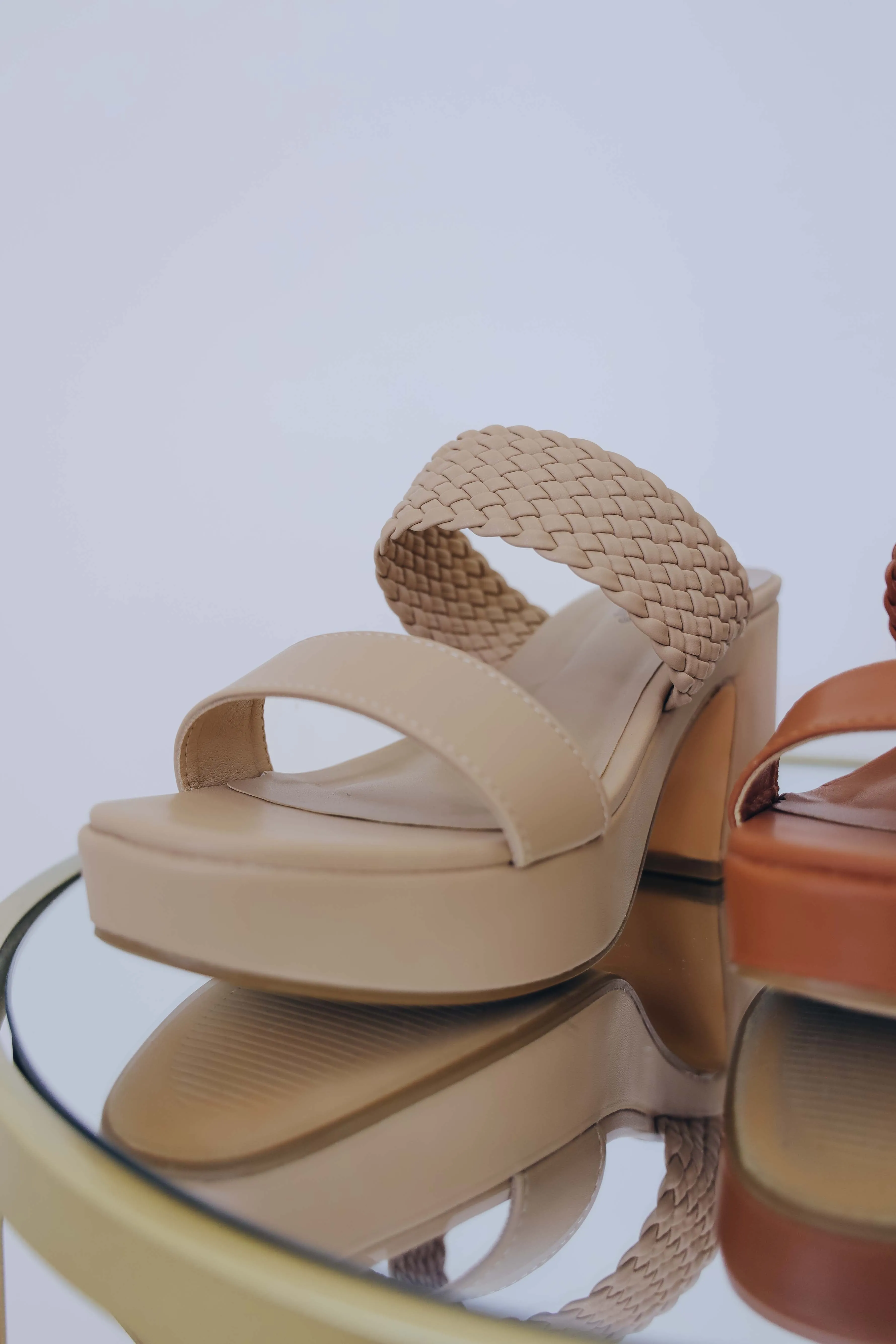 Phoebe Faux Leather Platform Sandal -2 Colors