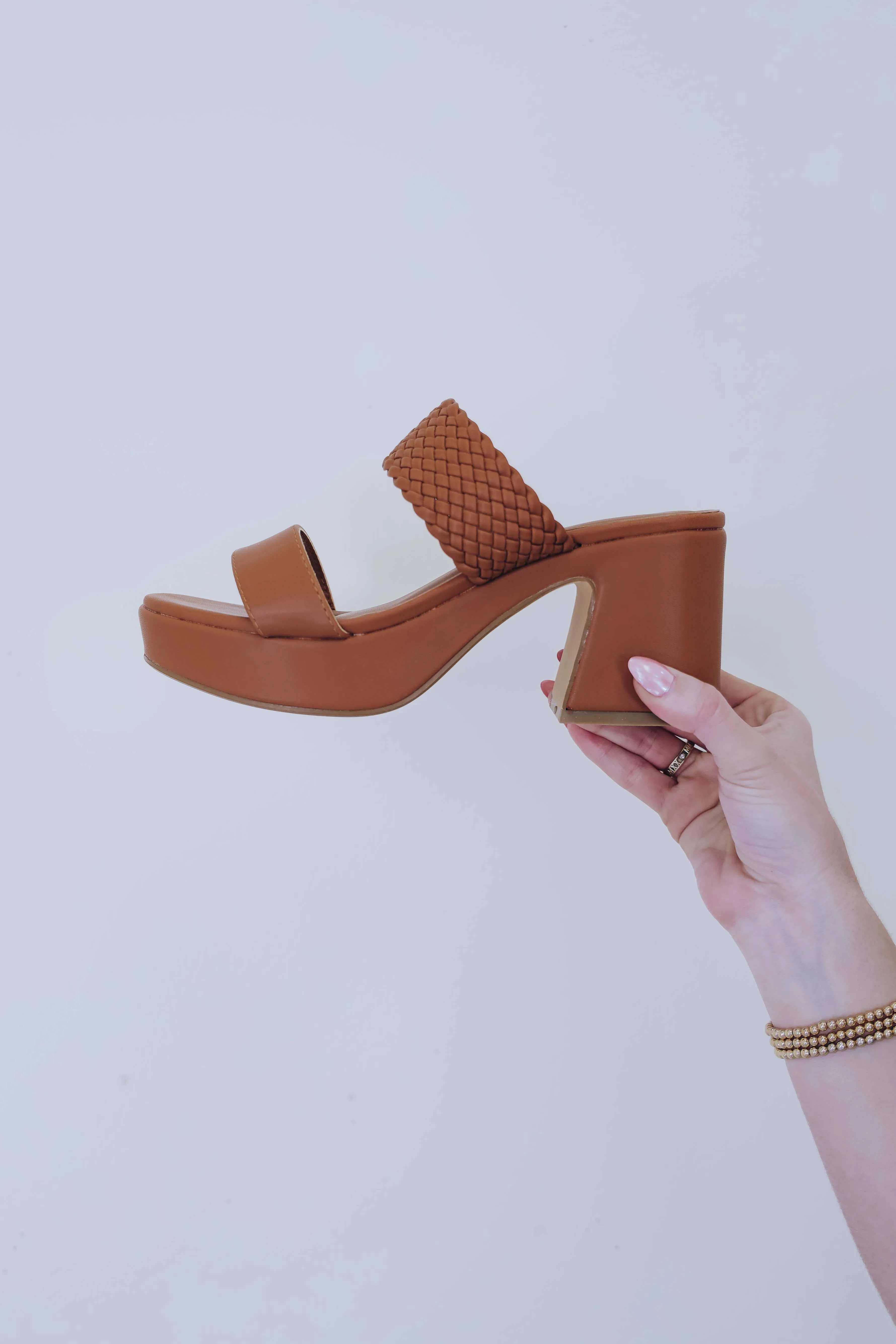 Phoebe Faux Leather Platform Sandal -2 Colors