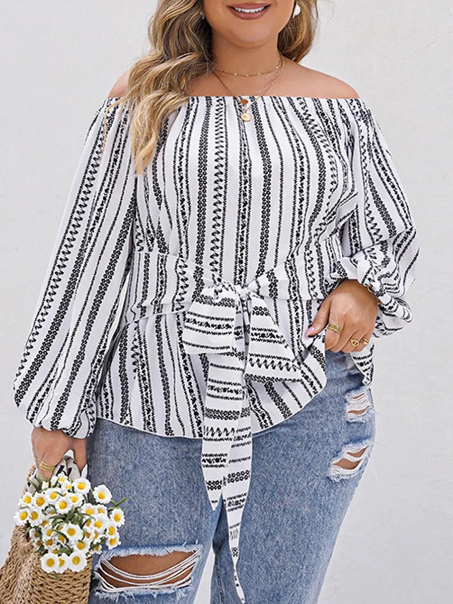 Plus Size Ruffle Top