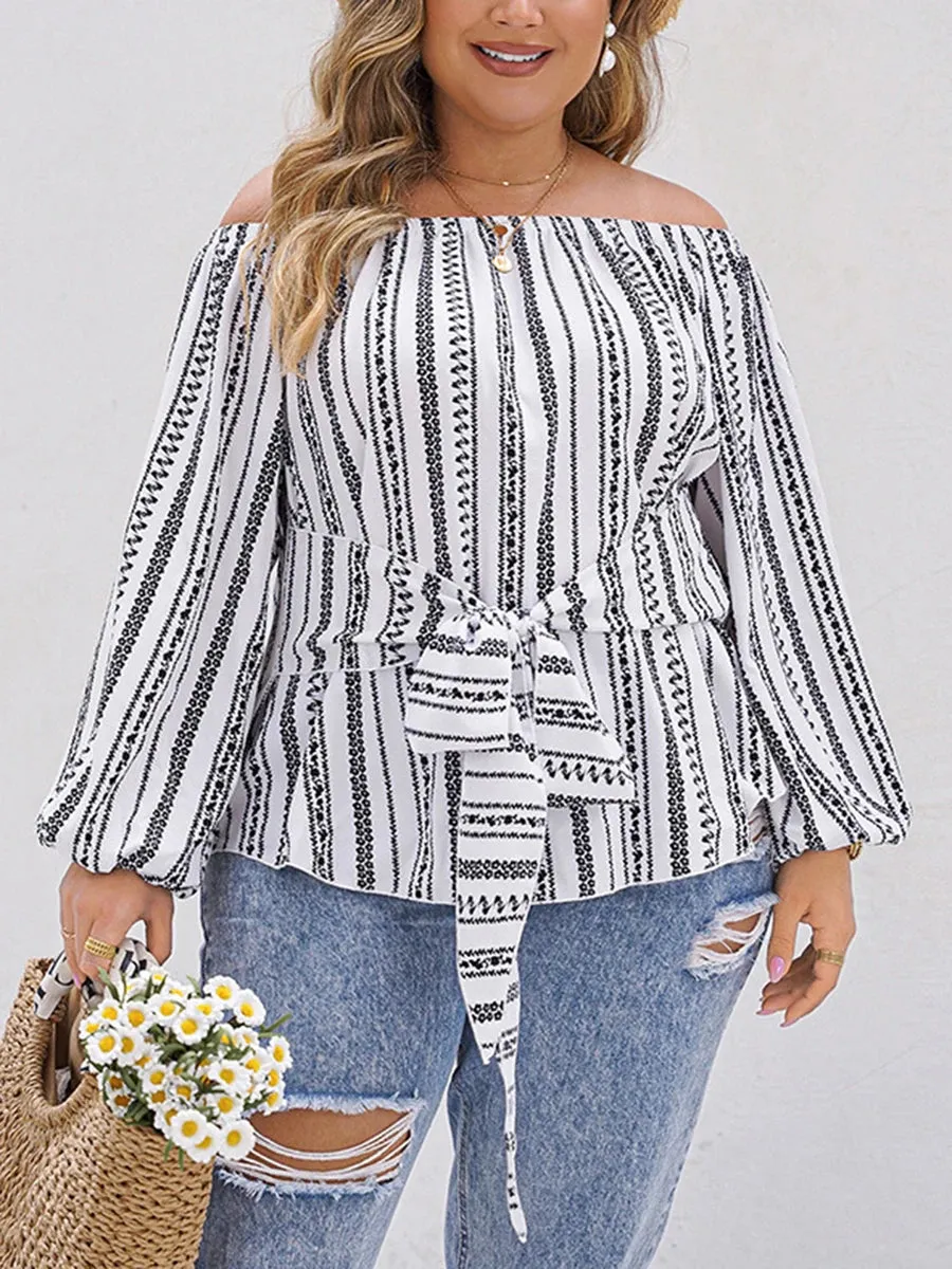 Plus Size Ruffle Top