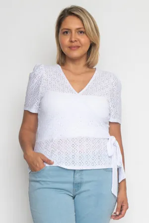 Plus Size Short Sleeve  Top (JT13947)