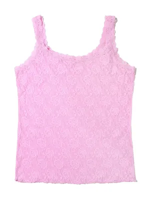 Plus Size Signature Lace Classic Cami Cotton Candy Pink Sale