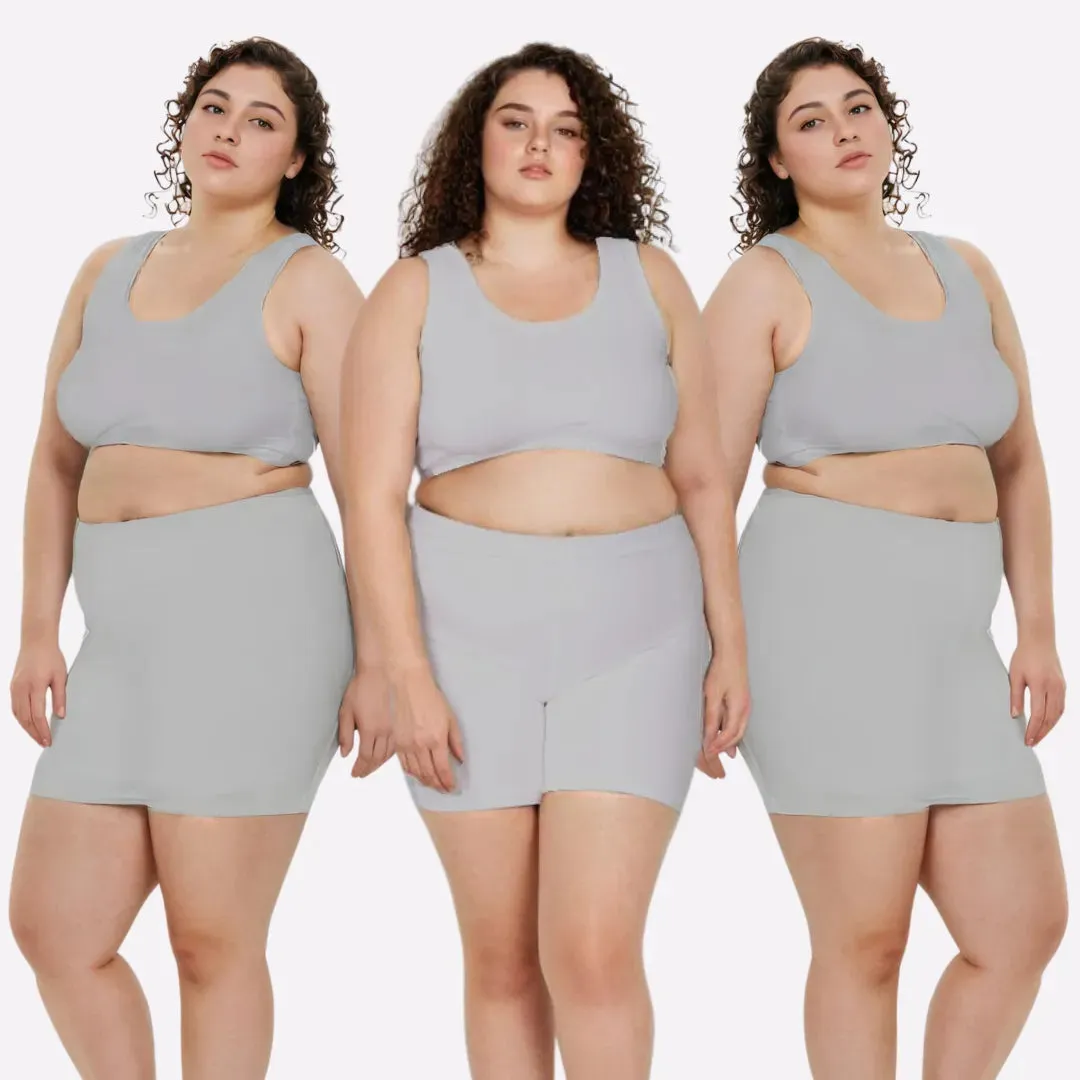 Plus Size Undershorts | High Waist | Full Coverage | Thigh Length | Chafe Free & Itch Free | Pack Of 3