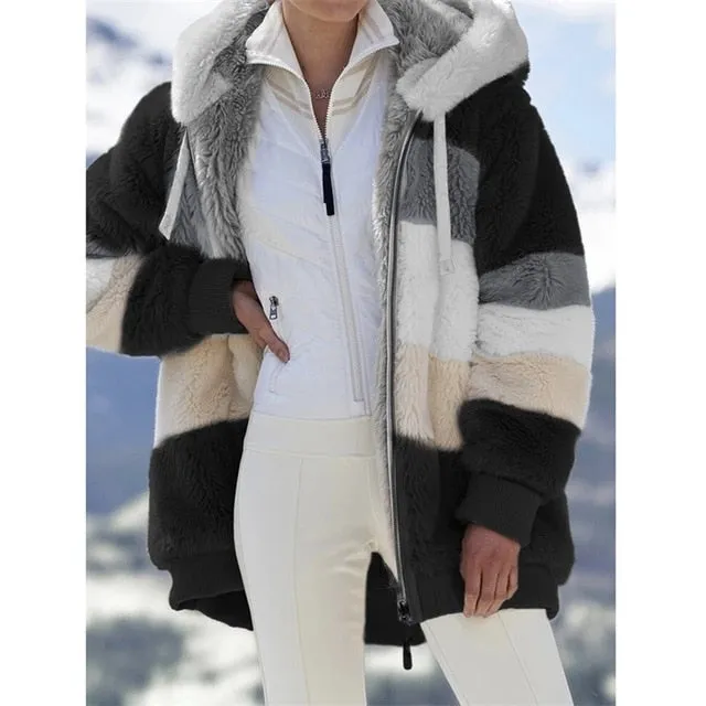 Plush Hooded Jacket