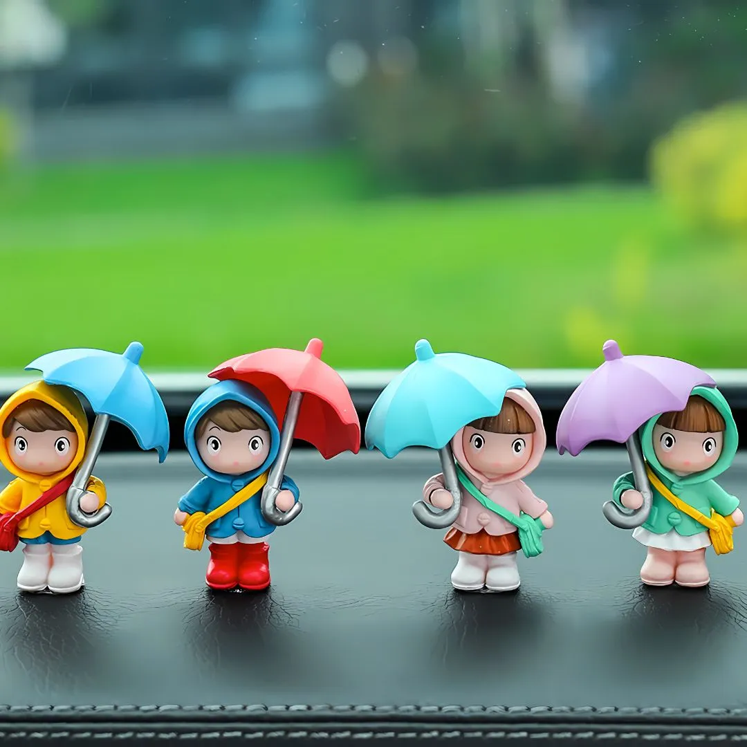 Pookie Kids Dashboard Figures | A Splash of Color for Your Car [set of 2]