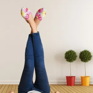 Pop Floral Mules