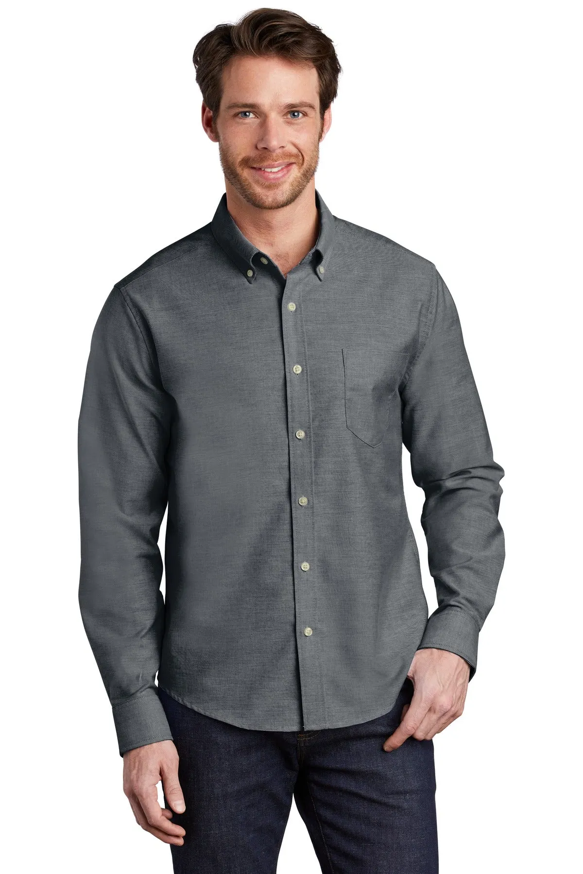 Port Authority® Untucked Fit SuperPro  Oxford