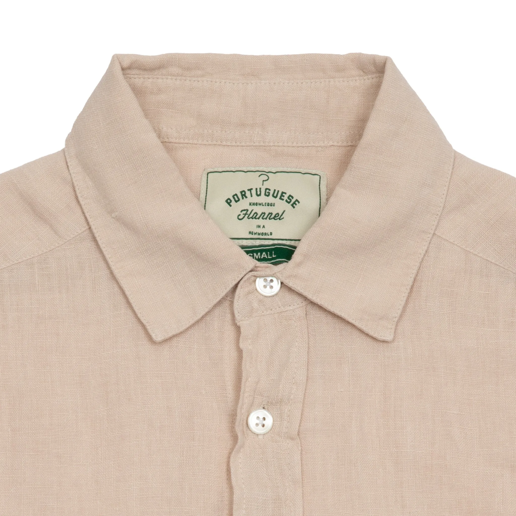 Portuguese Flannel Linen Shirt in Raw