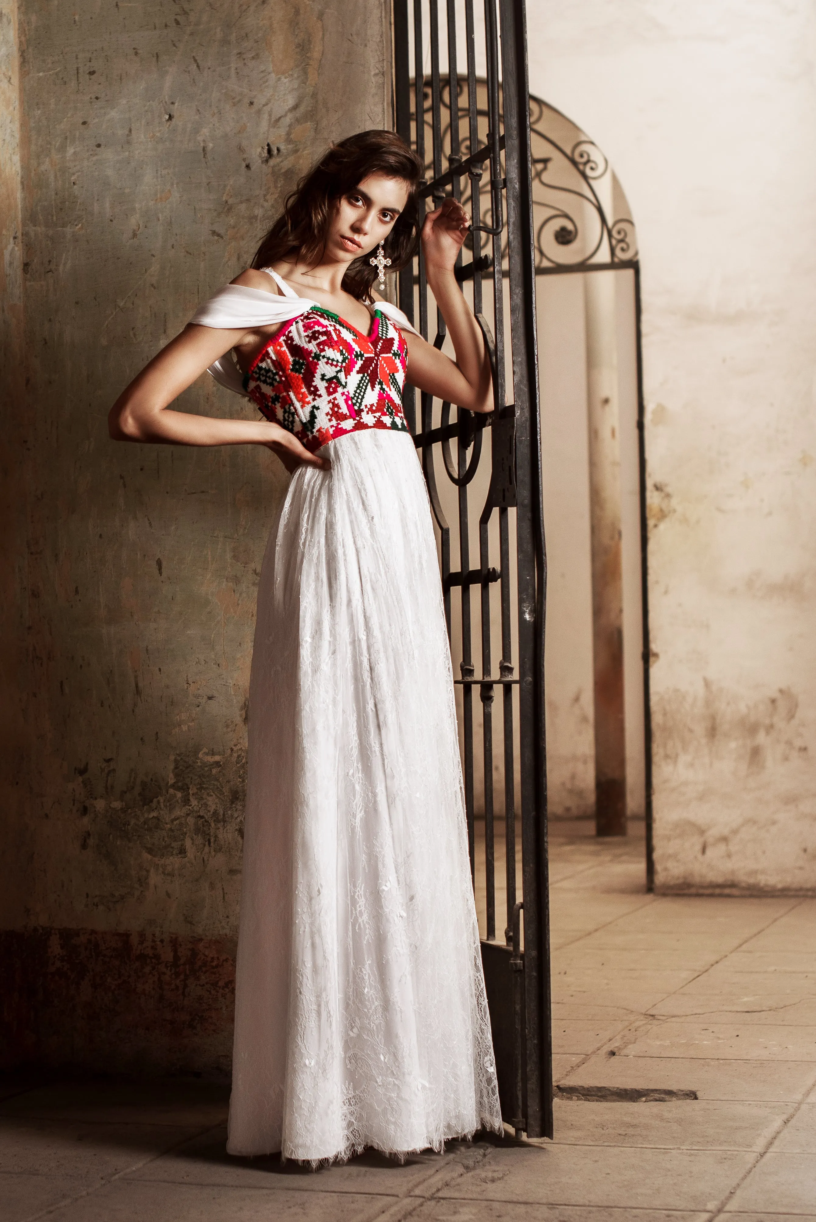 Potosi Embroidered Dress