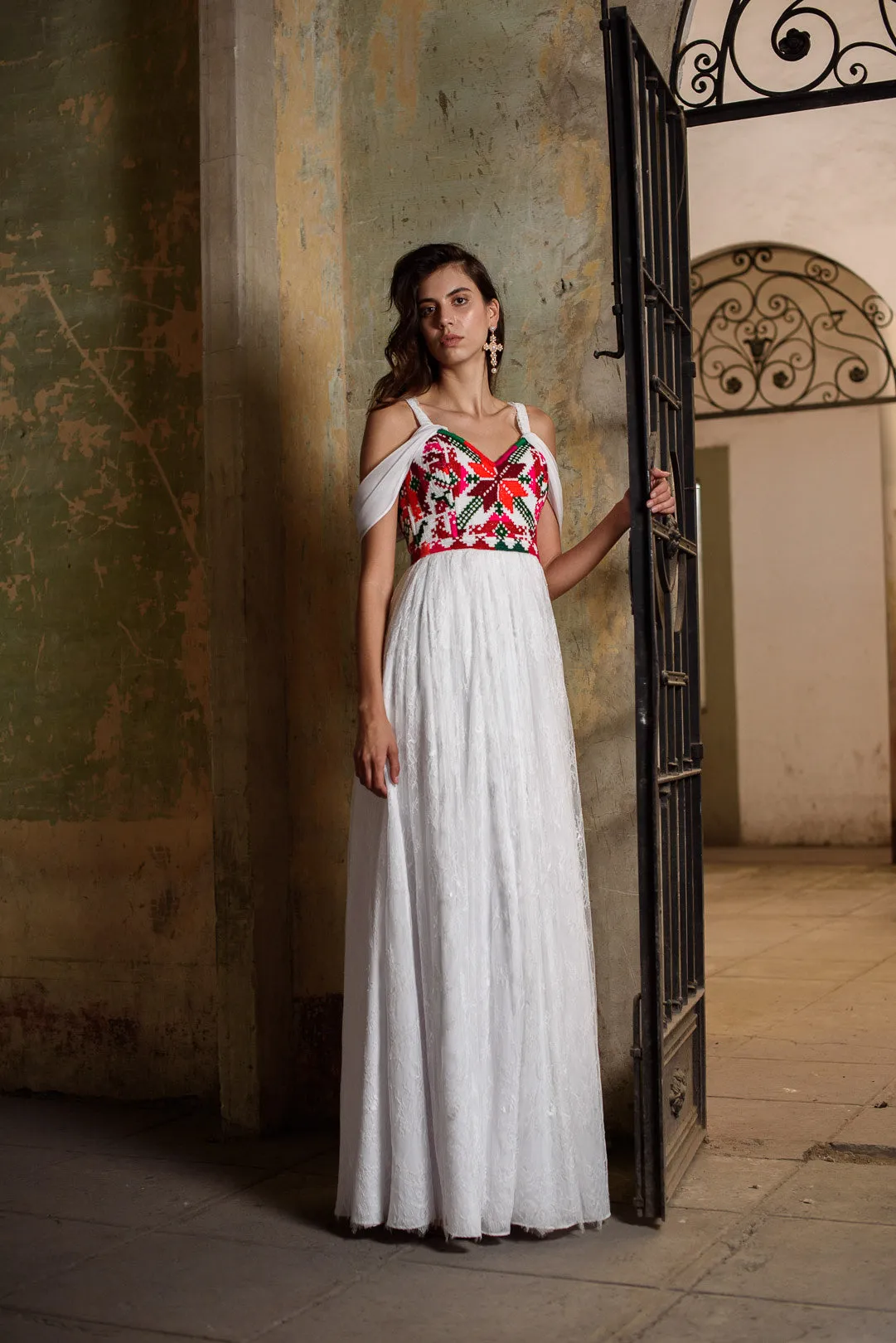 Potosi Embroidered Dress