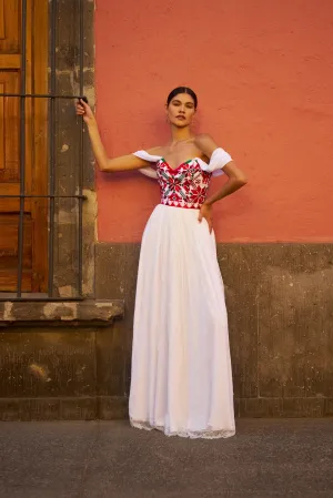 Potosi Embroidered Dress