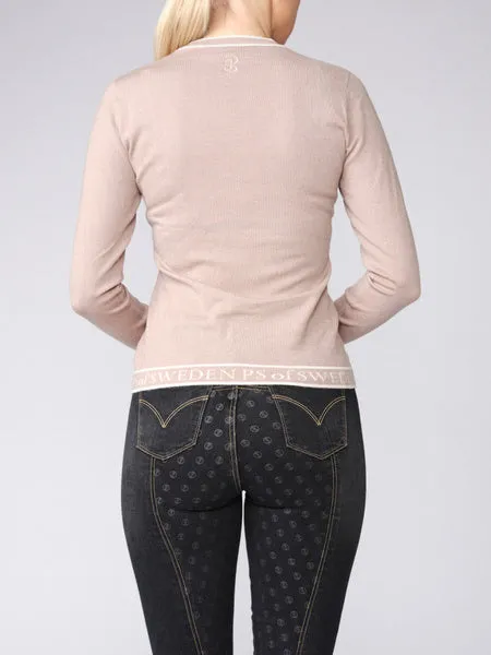 PS of Sweden Silvia knit sweater in moonrock