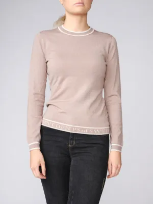 PS of Sweden Silvia knit sweater in moonrock