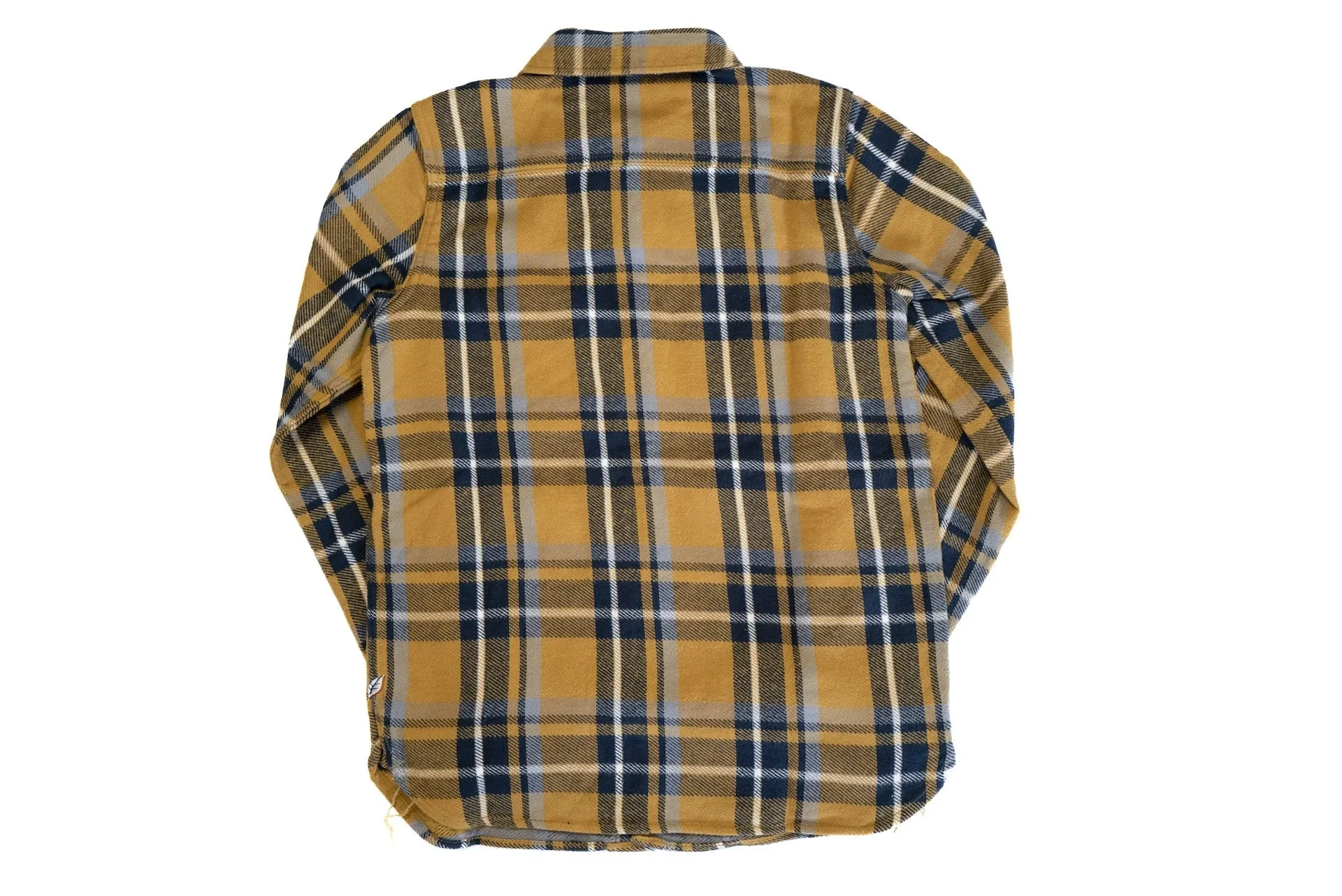 Pure Blue Japan 11oz Raised Flannel Early Workshirt (Camel)