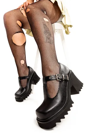 Quiet Storm Chunky Mary Jane Shoes