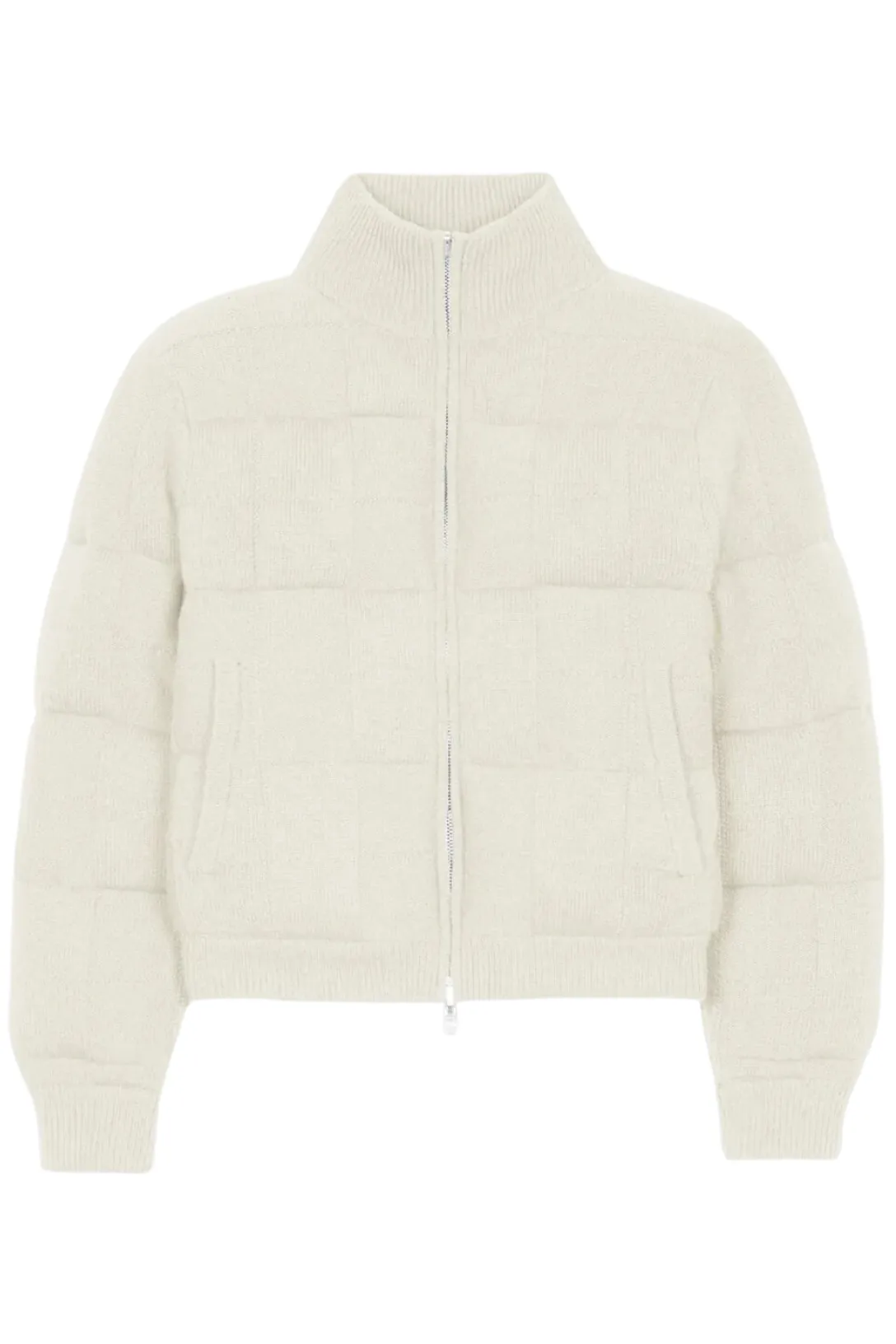 Quilted Puffer Jacket | Cream