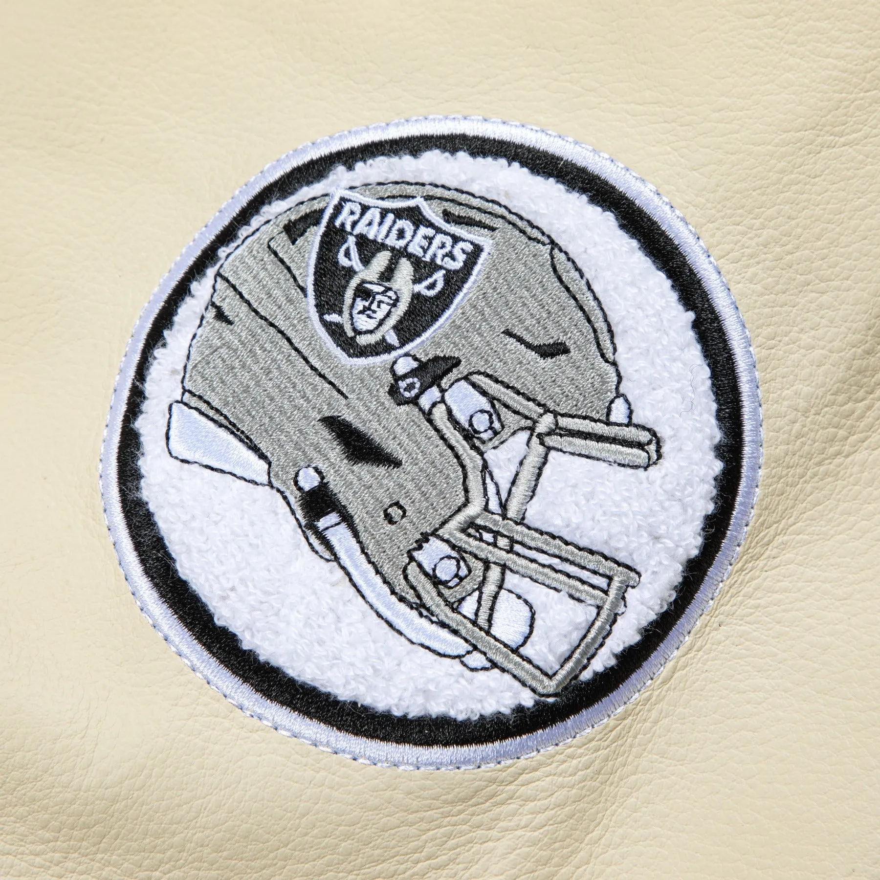 RAIDERS LETTERMAN JACKET by GOLF WANG
