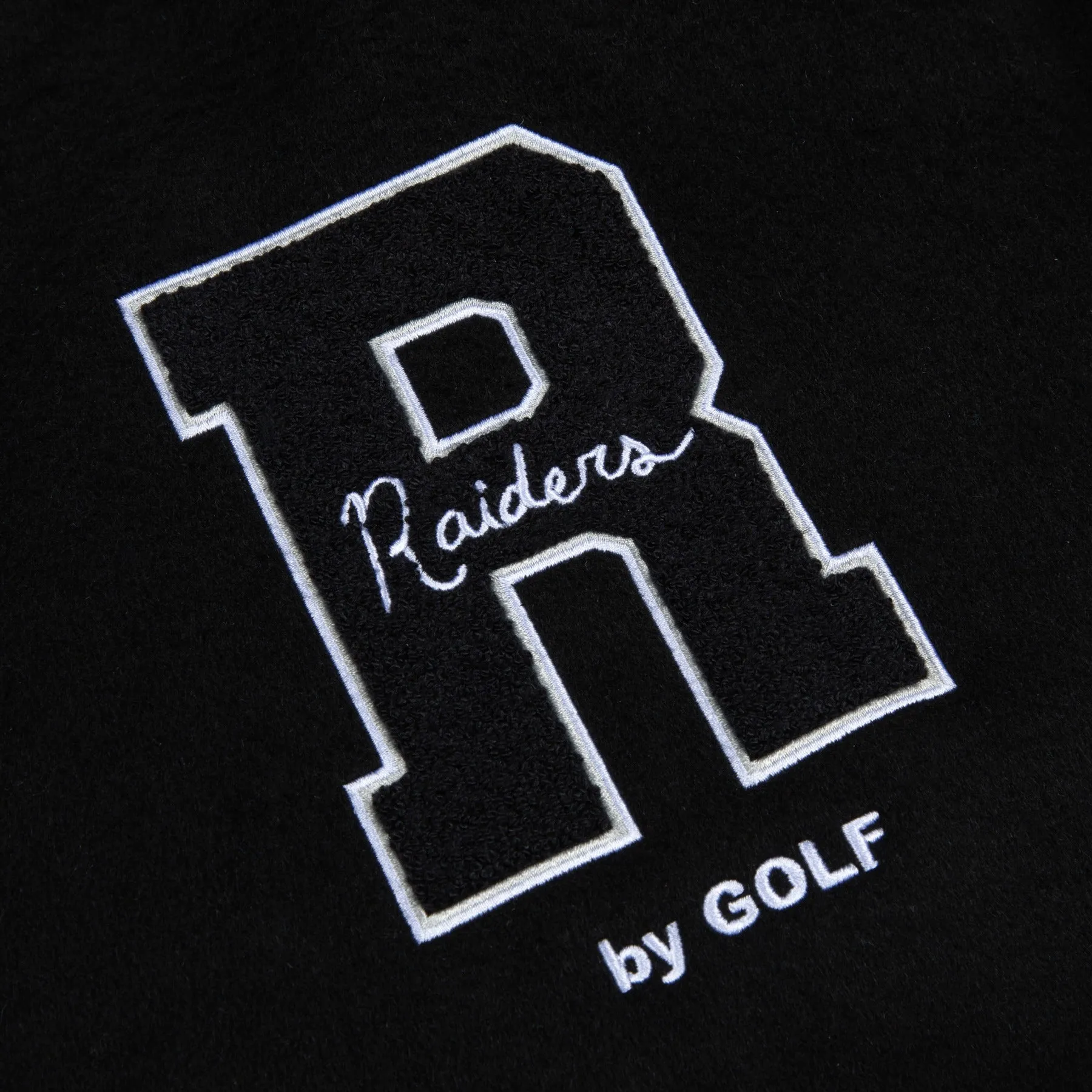 RAIDERS LETTERMAN JACKET by GOLF WANG