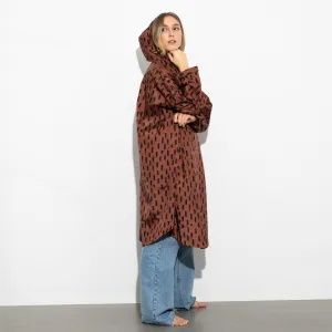 Raincoat drops rust/black