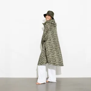 Raincoat leo splashes olive/pale olive