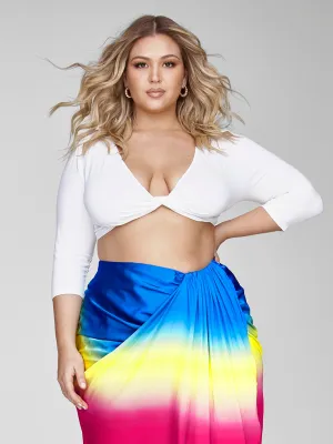 Renee Twist Front Crop Top  - Garnerstyle x FTF