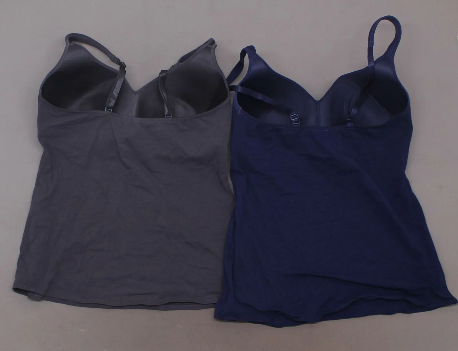 Rhonda Shear Women's Plus Size 2 Pack Cotton Molded Cup Camisoles