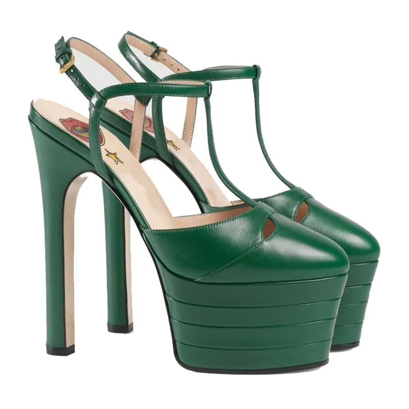 Rivet 16cm Platform High Quality Shoes