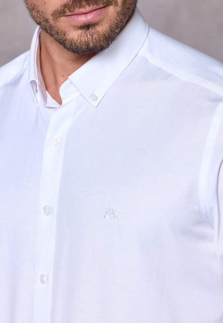 Rivet & Denim Oxford Shirt | White