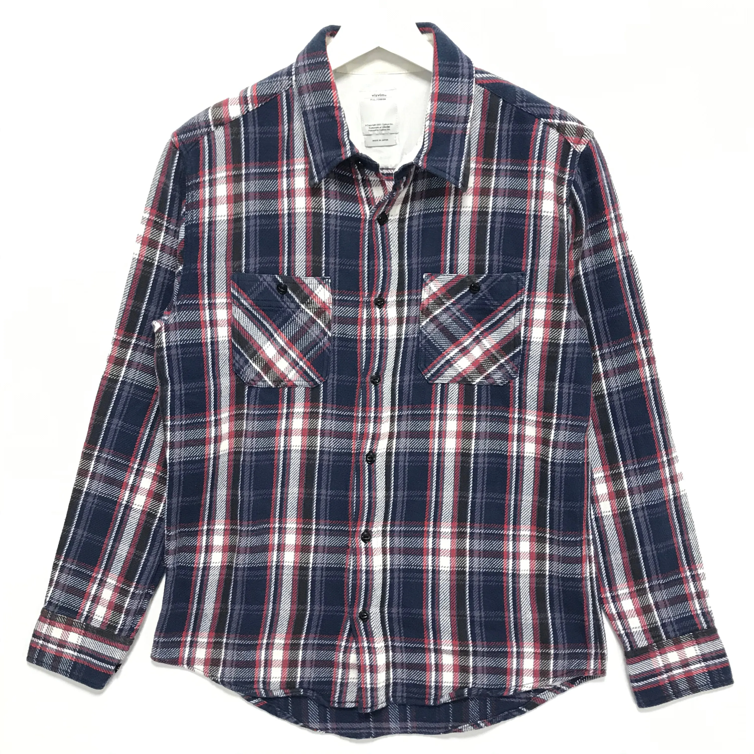 [S] VISVIM 10AW Black Elk Check L/S Flannel Shirt