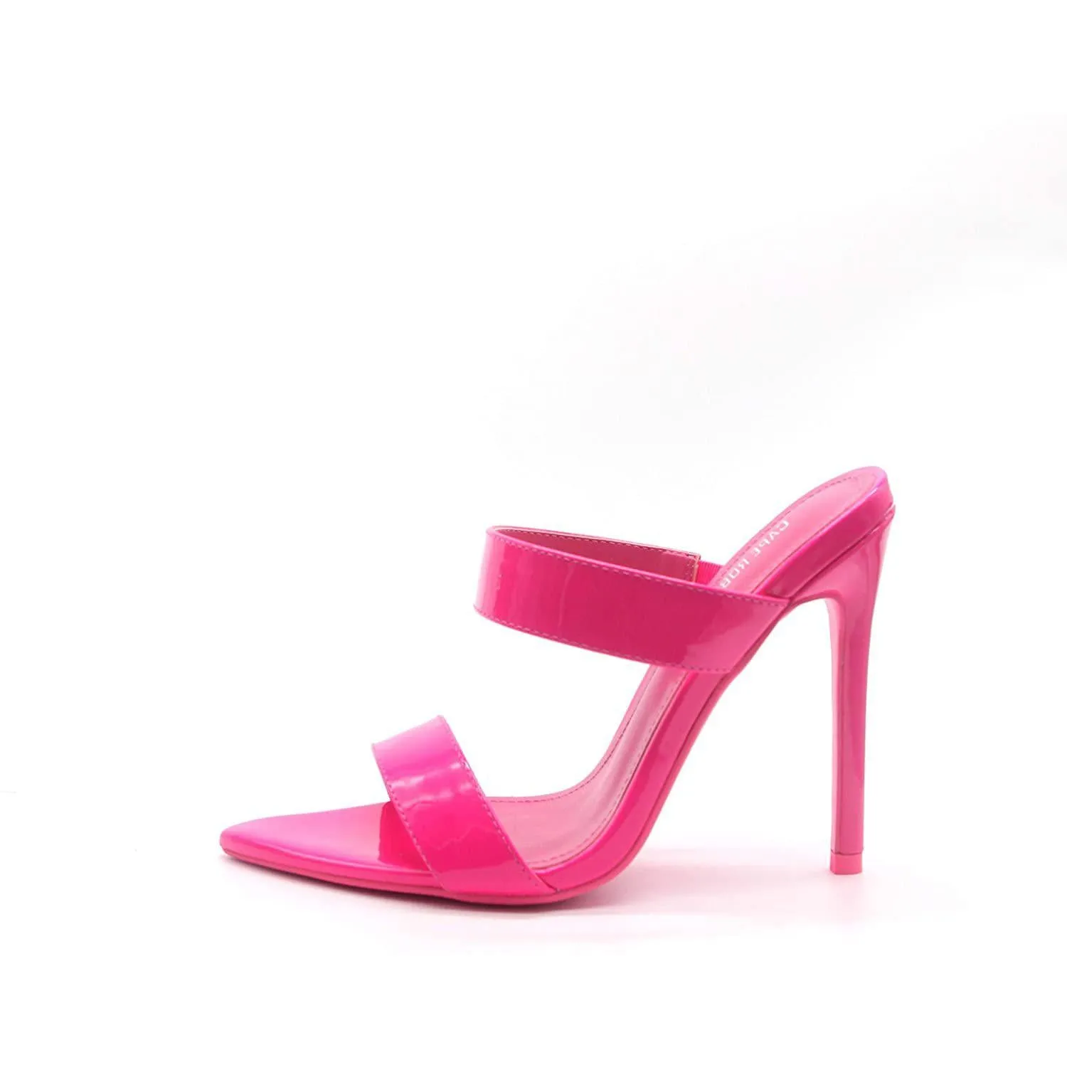 Sangria Open-To Heeled Mule Sandals