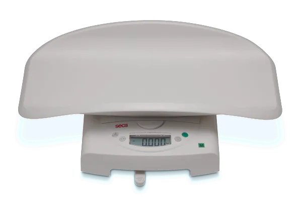 Seca 385 - 2-in-1: Digital class III lightweight & portable baby scale & flat scale for toddlers with high capacity - Approved by the Child Growth Foundation