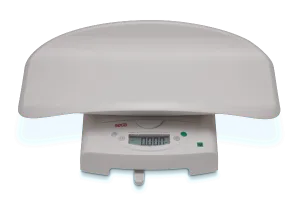 Seca 385 - 2-in-1: Digital class III lightweight & portable baby scale & flat scale for toddlers with high capacity - Approved by the Child Growth Foundation