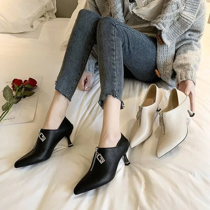sexy ladies thin high heels all match casual shoes