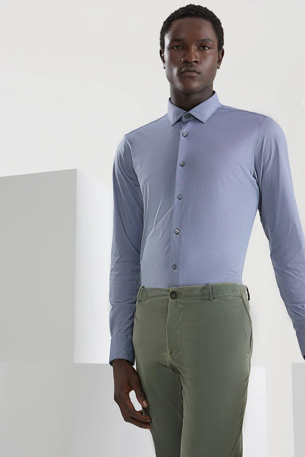 SHIRT OXFORD JACQUARD