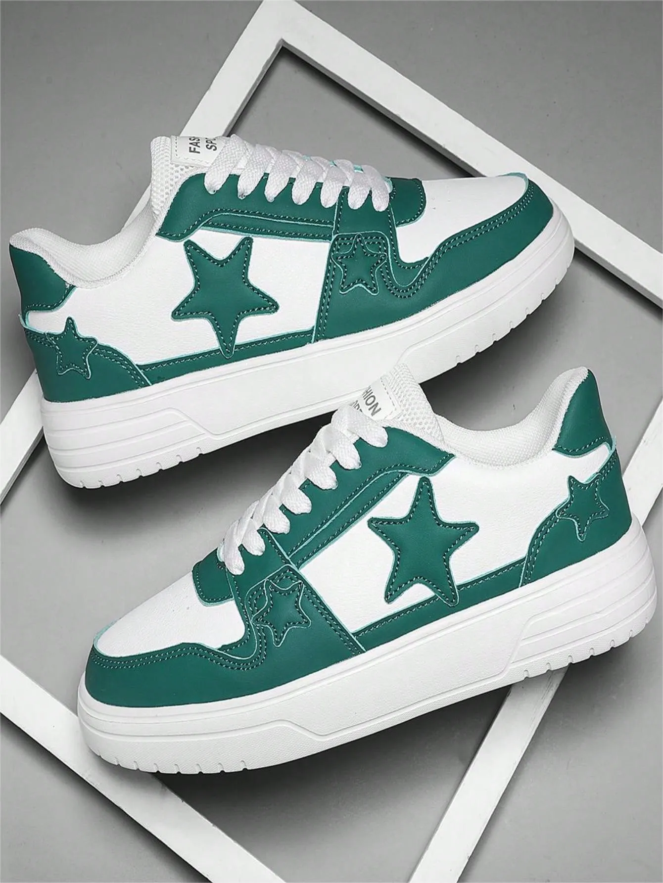 Small White Platform Sneakers