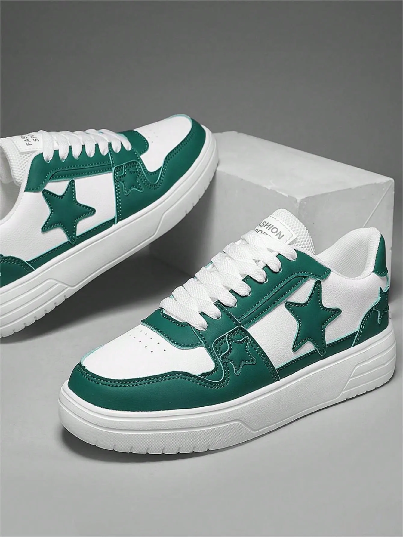 Small White Platform Sneakers