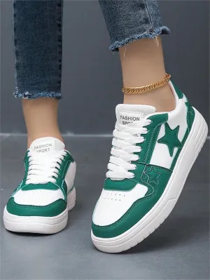 Small White Platform Sneakers