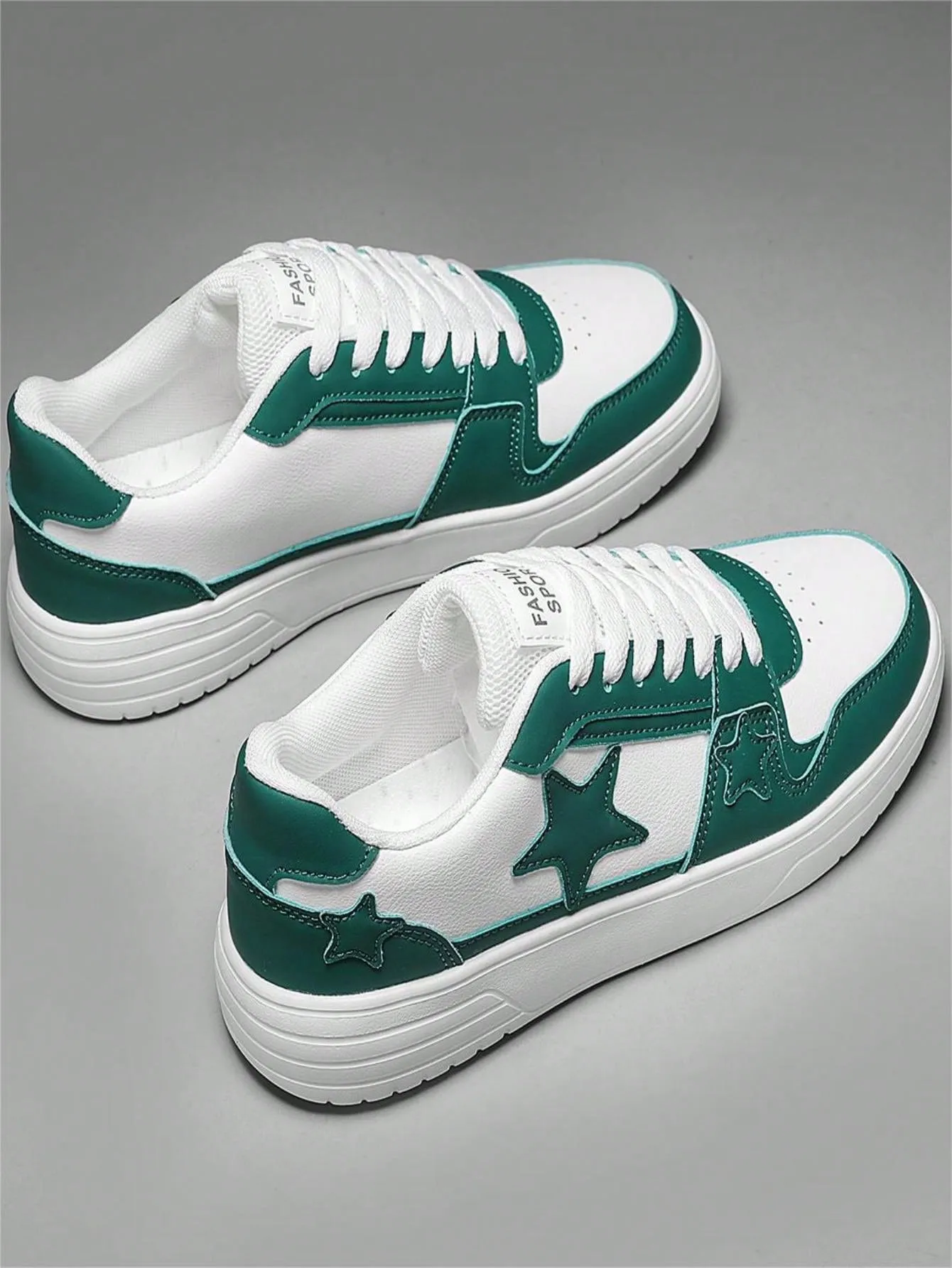 Small White Platform Sneakers