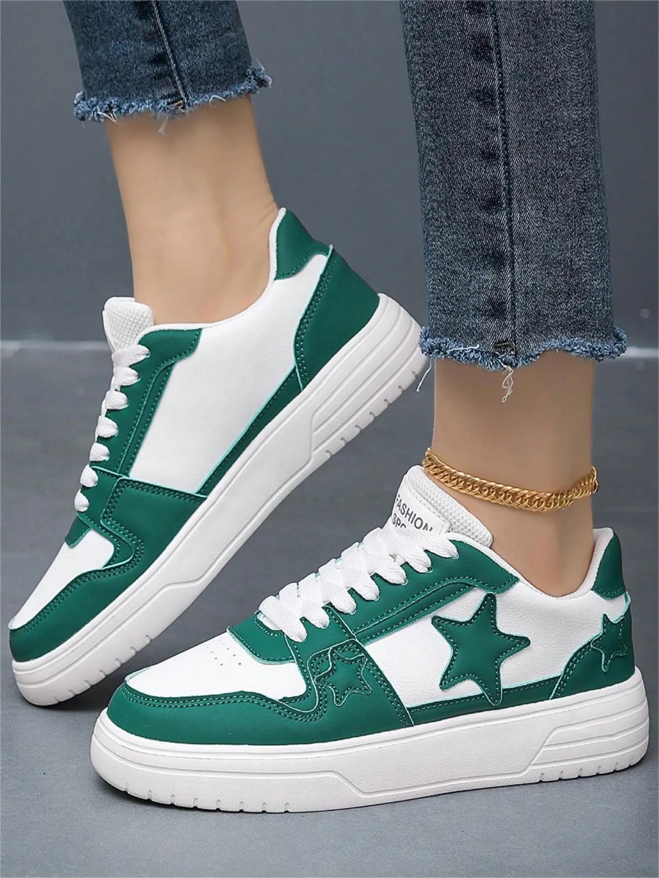Small White Platform Sneakers