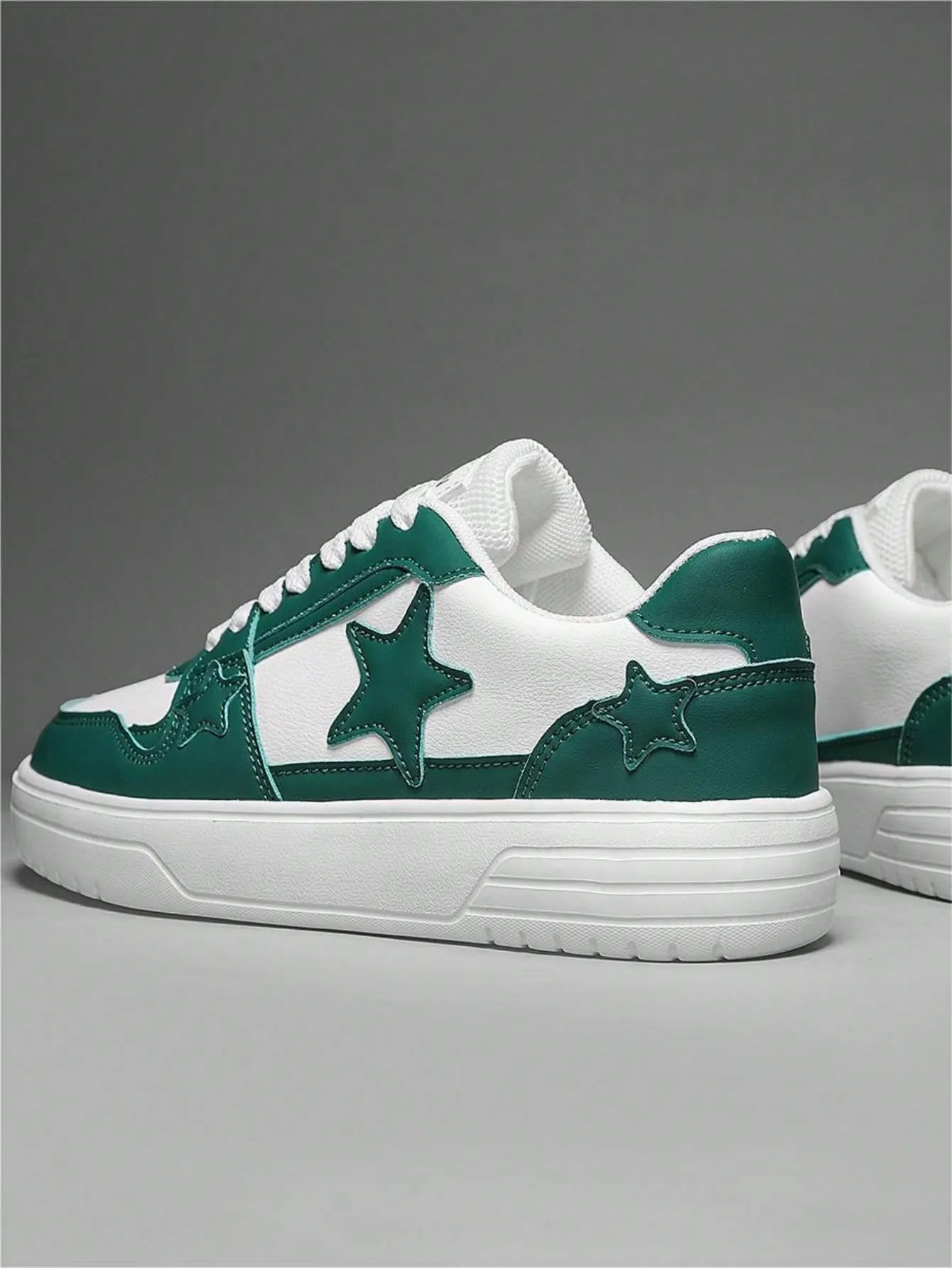 Small White Platform Sneakers