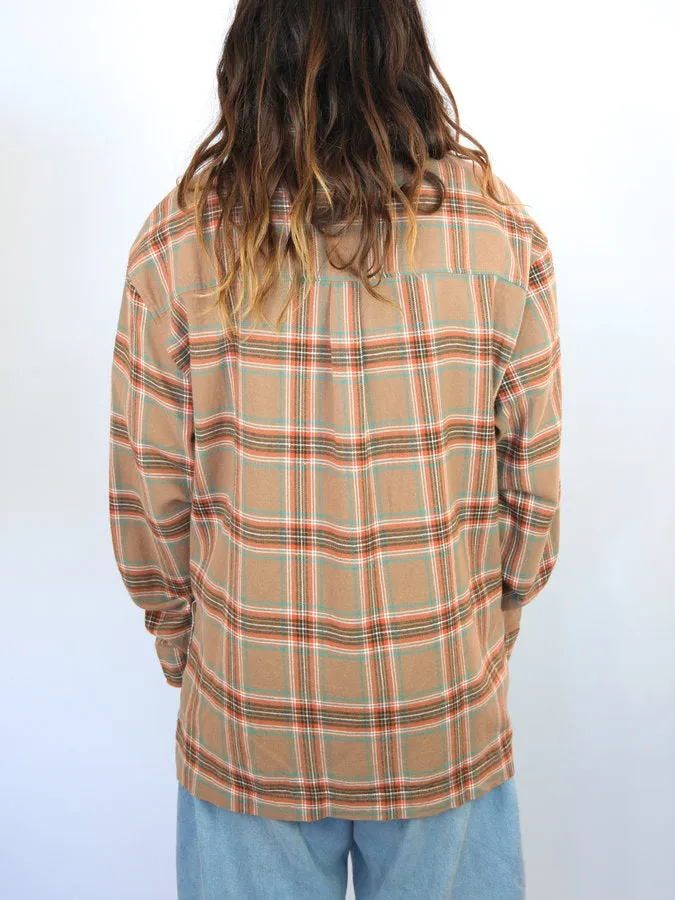 Snack Skateboards - Blackbird - Button Up Flannel Shirt - Large Last