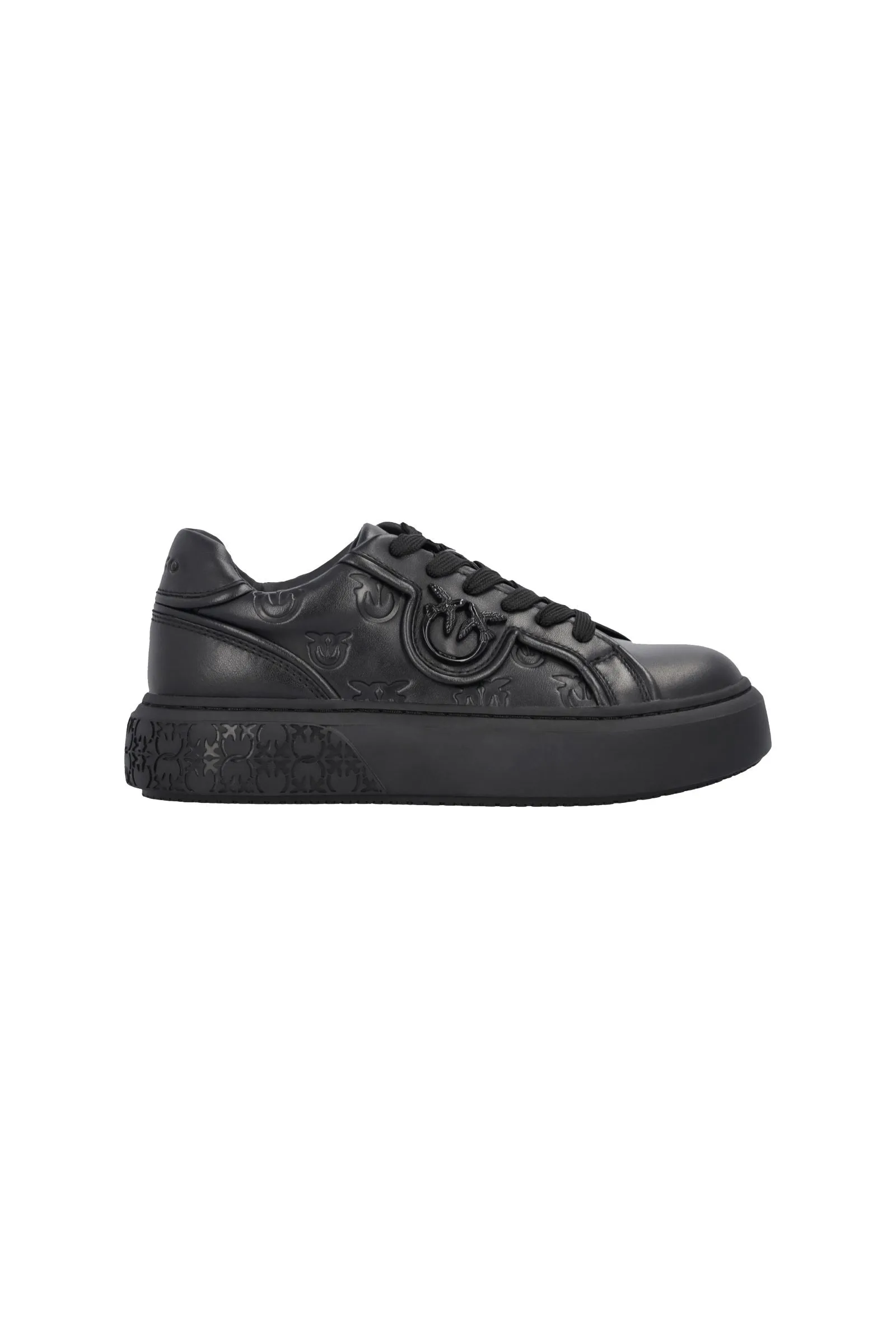 Sneakers con Platform e Insert Omonogram
